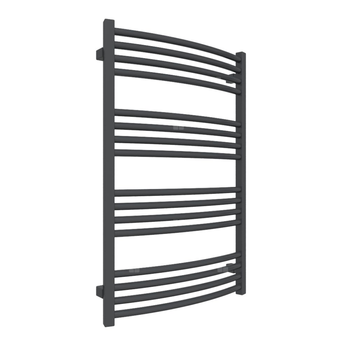Grzejnik drabinkowy TERMA LENA, podłączenie SX, wym. 900 x 586 mm, kolor czarny pieprz