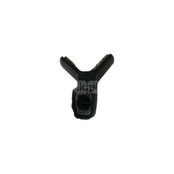 Ssawka obrotwa dwufunkcyjna z dwóch stron wykończona włosiem. Z je