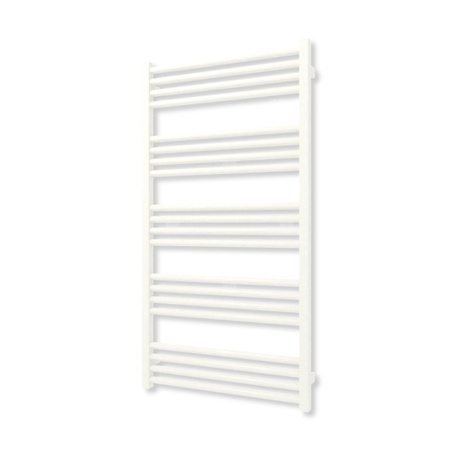 Grzejnik drabinkowy TERMA FIONA, podłączenie P1, wym. 1140 x 600 mm, kolor biały drogowy RAL9016 (farba), moc 566W