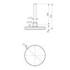 Termometr bimetaliczny AFRISO BiTh fi 100 mm 0…160'C tuleja 100 mm połączenie ax