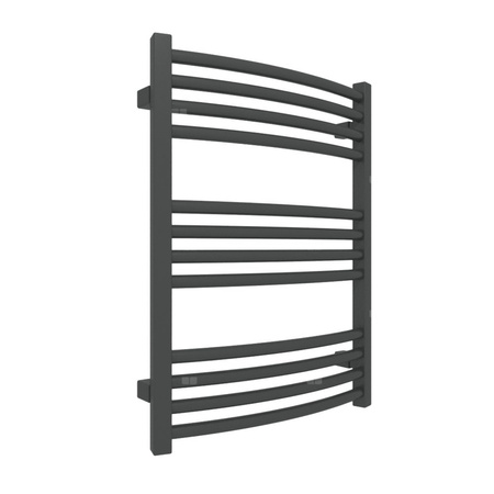 Grzejnik drabinkowy TERMA LENA, podłączenie ZX, wym. 660 x 500 mm, kolor czarny jak kruk soft (farba), moc 294W