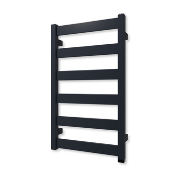 Grzejnik elektryczny TERMA VIVO ONE 670 x 400 mm, kolor dżinsowy, moc 300 W, podłączenie E1, kabel spiralny z wtyczką czarny