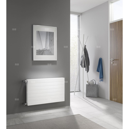 Grzejnik płytowy typ 12 KERMI X2 Line-K wym. 305 x 1805 mm, kolor biały, moc 1186 W
