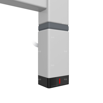 Grzałka TERMA One P30x40, 400W Tuba, Chrome Effect, kabel spiralny z wtyczką [srebrzysty, 2,5m, logo Terma, instr. TERMA]