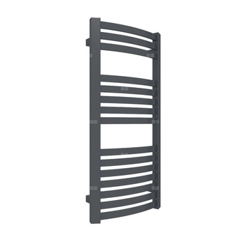 Grzejnik drabinkowy TERMA DEXTER, podłączenie ZX, wym. 860 x 400 mm, kolor szary antracytowy RAL7016, moc 323W