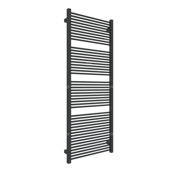 Grzejnik drabinkowy TERMA MIKE, podłączenie SX, wym. 1335 x 530 mm, kolor czarny jak kruk soft RAL9005, moc 715W