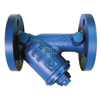 Filtr do wody HERZ skośny żeliwo Kołnierz DN 50