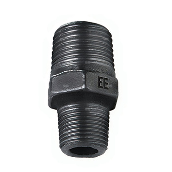 Nypel redukcja ODLEWNIA ZAWIERCIE N8/40/245 żeliwo (czarne) 2'' x 1 1/2'' (GZ)