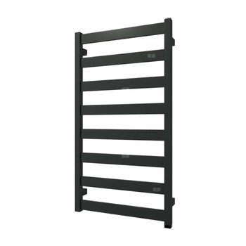 Grzejnik elektryczny TERMA VIVO ONE 910 x 500 mm, kolor zielony czarny RAL6012, moc 400 W, podłączenie E1, kabel prosty bez wtyczki czarny