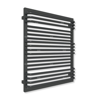 Grzejnik drabinkowy TERMA POC 2, podłączenie Z1, wym. 840 x 700 mm, kolor czarny jak kruk soft (farba), moc 690W