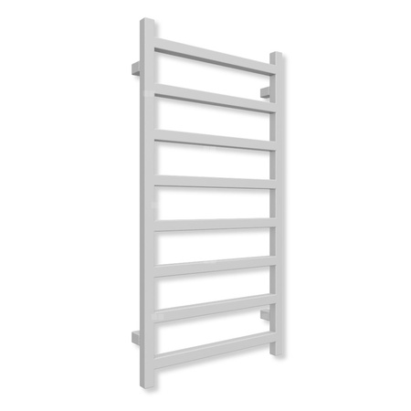 Grzejnik drabinkowy TERMA SIMPLE, podłączenie SX, wym. 960 x 500 mm, kolor srebro (farba), moc 351W