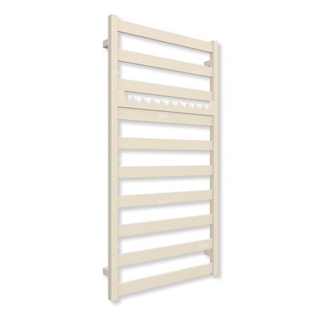 Grzejnik drabinkowy TERMA VIVO, podłączenie SX, wym. 1150 x 600 mm, kolor biały ostrygowy RAL1013 (farba), moc 501W