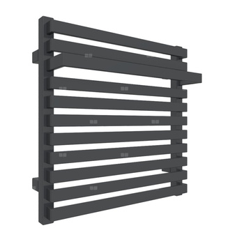 Grzejnik drabinkowy TERMA CITY, podłączenie SX, wym. 510 x 500 mm, kolor metaliczna czerń, moc 304W