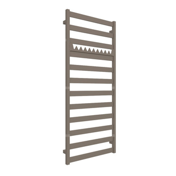 Grzejnik drabinkowy TERMA VIVO, podłączenie ZX, wym. 1390 x 600 mm, kolor szary beżowy RAL7006 (farba), moc 590W