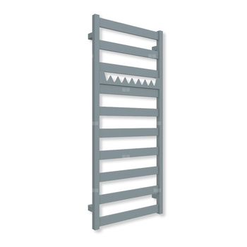 Grzejnik drabinkowy TERMA VIVO, podłączenie ZX, wym. 1150 x 500 mm, kolor szafir anodowy (farba), moc 433W