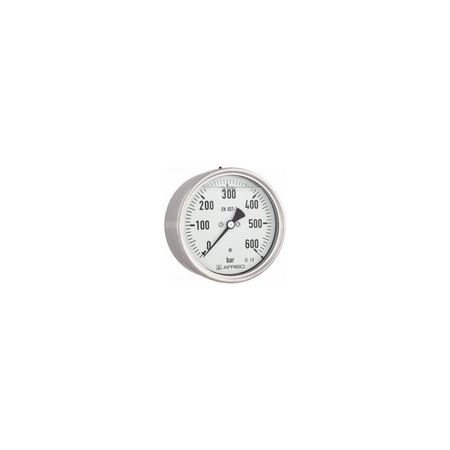 Manometr z rurką Bourdona AFRISO RF glicerynowy -1/1,5 bar G1/4B radialne fi 50 mm, kl. 1.6%