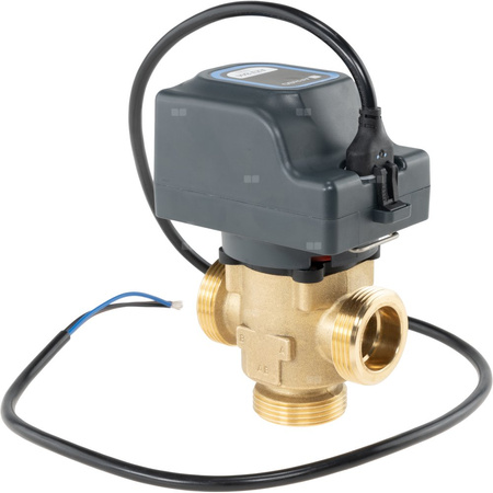 3-drogowy zawór strefowy AZV 844, DN25, G1 1/4", Kvs 11, 230 V AC, AB-B