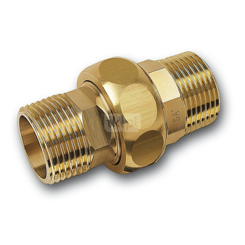 Śrubunek SANHA PURAFIT z uszczelką trzyczęściowy, Cu, 1 1/4'' (GZ)