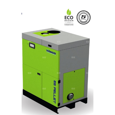Kocioł na pellet VITECO HEAT EG PELLET L 10 kW z przyłączem c.o. z zasobnikiem o pojemności 170 l