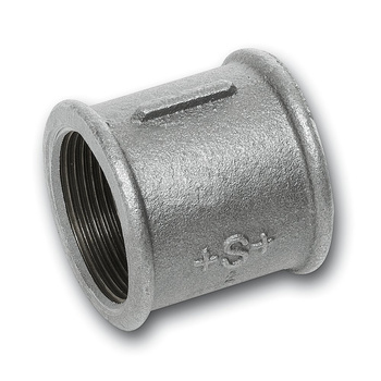 Mufa SANHA 270#, żeliwo (ocynk galwaniczny/elektrolityczny) (ocynk), 3/4'' (GW)