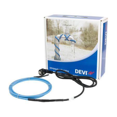 Kabel grzejny DEVIpipeheat 10 V2 12m 120W@10 st.C 230V Gotowy