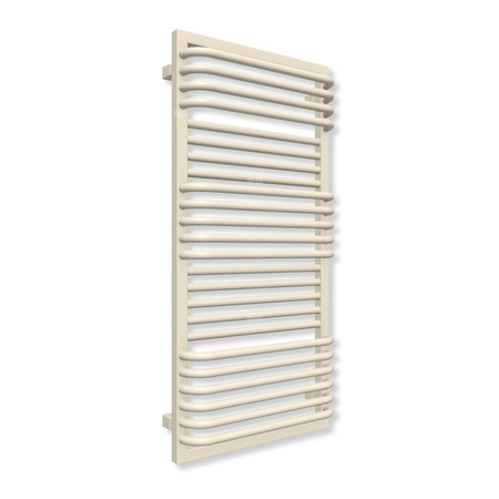 Grzejnik drabinkowy TERMA POC 2, podłączenie SX, wym. 1040 x 500 mm, kolor biały ostrygowy RAL1013 (farba), moc 618W