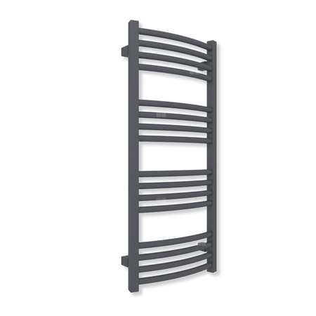 Grzejnik drabinkowy TERMA LENA, podłączenie Z8, wym. 900 x 400 mm, kolor metaliczny szary (farba), moc 326W