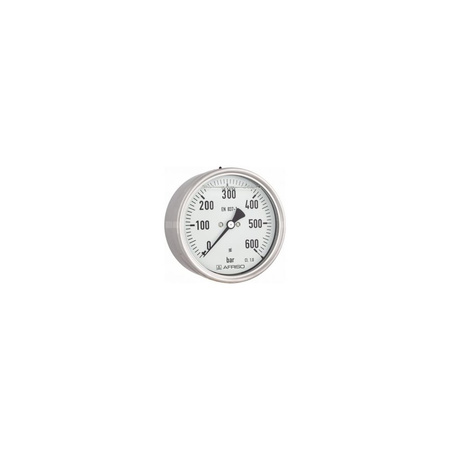 Manometr z rurką Bourdona AFRISO RF glicerynowy 0/25 bar G1/2B ekscentryczne fi 160 mm, kl. 1,0%