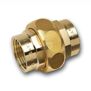 Śrubunek SANHA PURAFIT ze stożkiem trzyczęściowy, miedź, 1 1/2'' (GW)