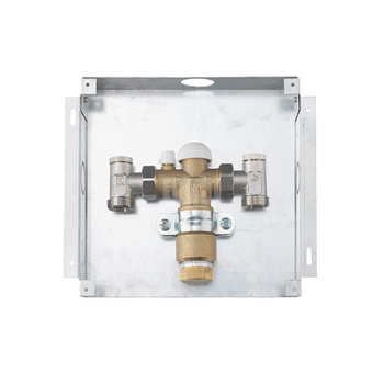 HERZ-Floor Fix, zespół regulacyjny ogrzewania podłogowego do montażu pod tynkiem, średnica 3/4