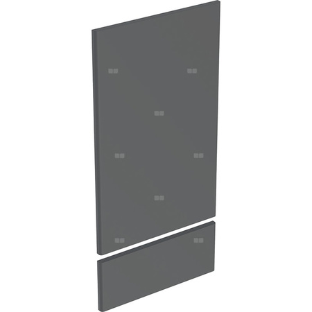 Zestaw drzwi (2 szt.) do szafki z lustrem GEBERIT, kol. biały wysoki połysk szer.500 mm