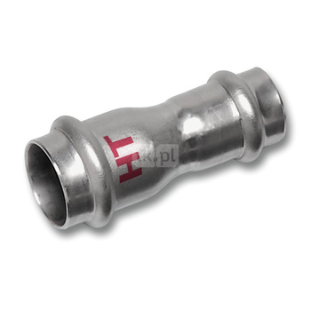 Mufa SANHA NiroSan Press Industry redukcja, stal nierdzewna, 22 mm x 18 mm (zw x zw)