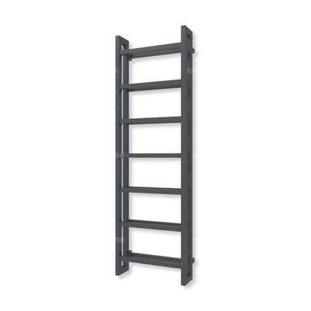 Grzejnik drabinkowy TERMA STAND, podłączenie P1, wym. 1610 x 500 mm, kolor szary antracytowy RAL7016 (farba), moc 872W