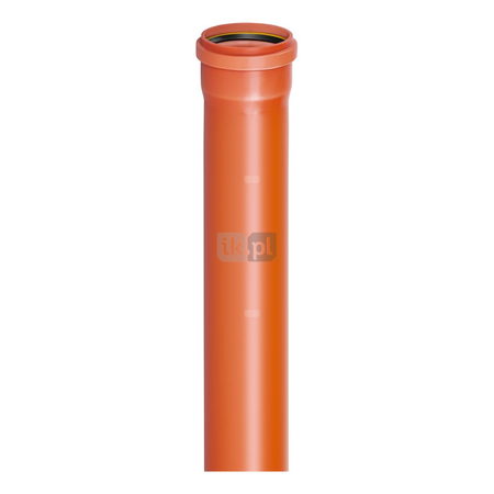 Rury z kielichem PP SN8 LITE z uszczelką DIN-LOCK KGEP 110x3,8/3000