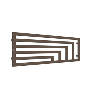 Grzejnik drabinkowy TERMA ANGUS H, podłączenie YL, wym. 440 x 1300 mm, kolor szlachetny brąz, moc 538W