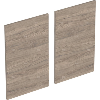 Front (bez zawiasów) (2 szt.) do szafki do umywalki GEBERIT NOVA PRO PREMIUM, kol. ciemny orzech szer.800 mm