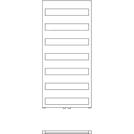 Grzejnik drabinkowy KERMI Casteo BH, wym. 1806 x 750 mm, kolor biały, moc 1065W