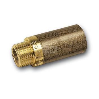 Przedłużka SANHA PURAFIT, brąz, 3/8'' (GW x GZ), 40 mm