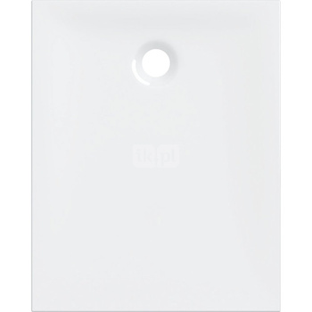 Brodzik prostokątny Geberit Nemea: 100x80x3.5cm, Biały / Błyszczący