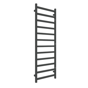 Grzejnik drabinkowy TERMA SIMPLE ONE, podłączenie S1, wym. 1440 x 500 mm, kolor czarny RAL9011, moc 600W