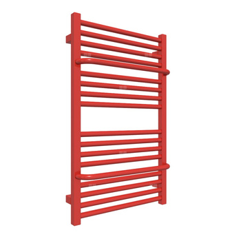 Grzejnik drabinkowy TERMA LIMA, podłączenie SX, wym. 820 x 500 mm, kolor żywa czerwień soft RAL3028, moc 406W