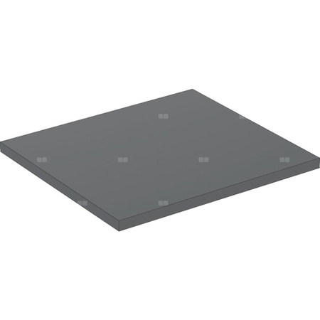 Płyta przykrywająca Geberit do szafki bocznej i średniej z jednymi drzwiami: Lava / Lakierowany matowy