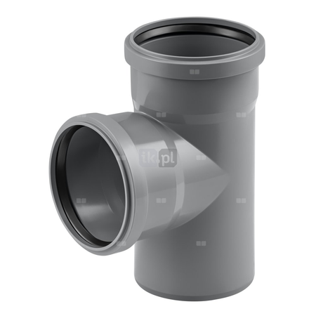 Trójnik MAGNAPLAST HT PLUS HTEA 87' PP DN 160 (ww x ww x wz), kolor szary