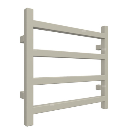 Grzejnik drabinkowy TERMA SIMPLE, podłączenie SX, wym. 480 x 500 mm, kolor szary beżowy RAL7006 (farba), moc 173W