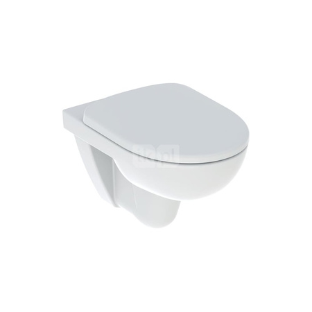 Deska sedesowa Geberit Selnova, mocowanie od góry: Wolne opadanie=Tak, Zawiasy wypinane=Nie, Mocowanie=Od góry, Biały / Błyszczący