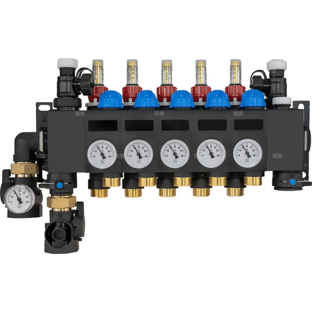 ProCalida CC 1 na 5 obiegów grzewczych, rotametry 0,75÷3,75 l/min