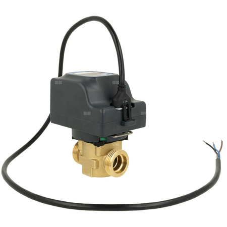 2-drogowy zawór strefowy AZV 453, DN20, G1", Kvs 10, 230 V AC, NO