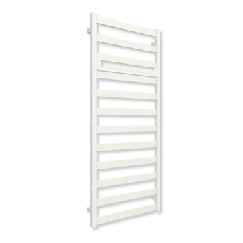 Grzejnik elektryczny TERMA VIVO 1390 x 600 mm, kolor biały soft, moc 600 W, podłączenie E8, kabel prosty bez wtyczki z maskownicą biały