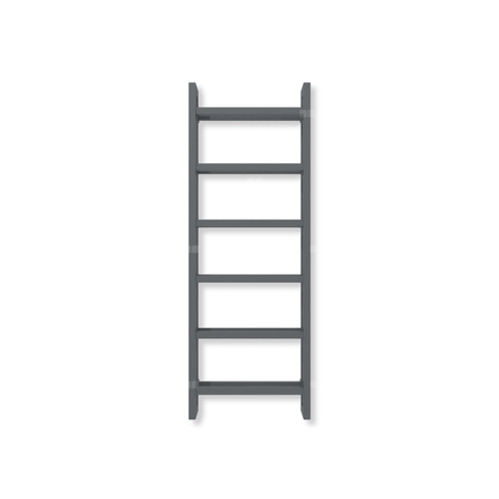 Grzejnik drabinkowy TERMA STAND, podłączenie SX, wym. 1380 x 500 mm, kolor szary łupek RAL7015 (farba), moc 743W
