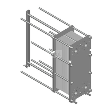 Wymiennik ciepła REFLEX RMG-19-100 płytowy CO, skręcany, 110'C, 16 bar